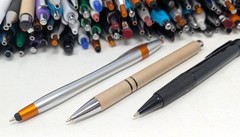 125 Multicolor Mixed Lot Retractable Click Pens HUB PEN Bulk Blank – No Misprint