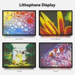 4PCS CMYK Lithophane LED Backlight Board Kit Compatible with Bambu Lab A1/A1 Min