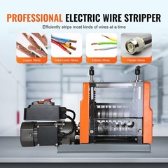 Electric Wire Stripping Machine Copper Cable Stripper 0.06”-0.98” 60 W