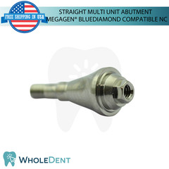 10X Straight Multi Unit Prosthetic NC Compatible with Megagen® BlueDiamond