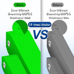Heavy Duty Green Shipping Tags 6 1/4″ x 3 1/8″ Waterproof with Wire Attached