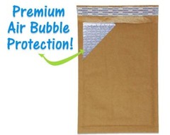 5×9″ Brown Kraft Bubble Mailers Recycled Padded Shipping Mailing Envelopes!