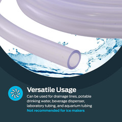 Eastman 5/16 Inch ID (7/16 Inch OD) PVC Clear Vinyl Tubing, 20 Foot Length, 9861