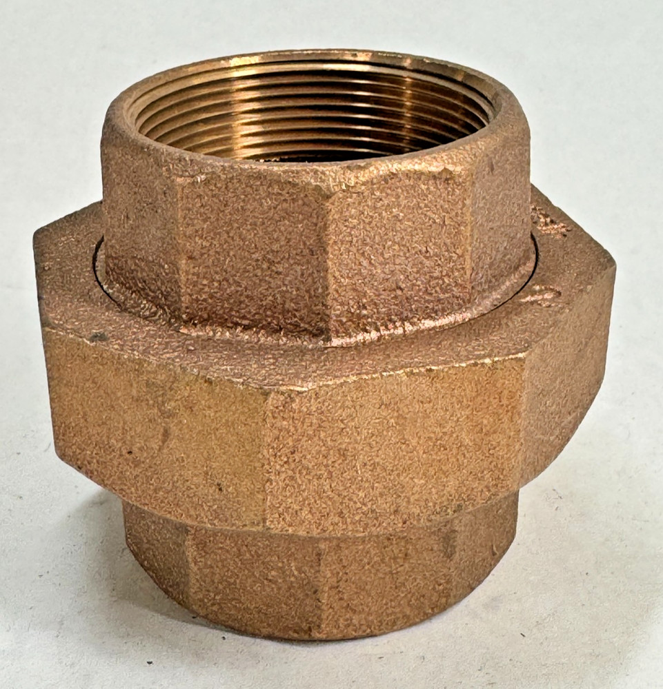2″ 125 lb. Brass Union Female NPT (FIP) Both Ends