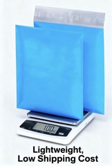 #7 19×24 Poly Mailers Plastic Mailing Envelopes Shipping Bags LIGHT BLUE 300 PCS