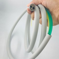 Dental 4 Hole Silicone Hose Tubing Tube for High Fast/Low Slow Speed Handpiece B