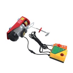 1320lbs Electric Hoist Crane Winch w/ 328ft Wireless & 14ft Wired Remote 1150W