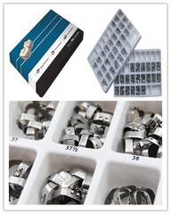 40Pcs Dental Orthodontic 1st Molar Band&Buccal Tube U3/L2 Non-convert. MBT .022