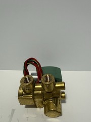 1/4” ASCO Brass 8321G001 Solenoid Valve 120/60 3W NC NEW OPEN BOX