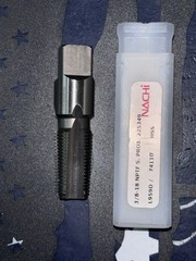 NACHI 3/8-18 NPTF 4FL Pipe Tap L959D 74110 3/8” 18tpi Short Projection