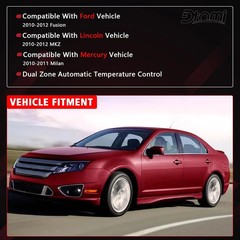 Fan Blower Motor Resistor Compatible with Vehicle Fusion 2010-2012, MKZ 2010-201