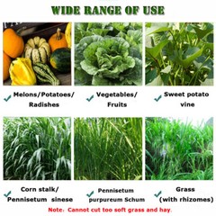 220V 3HP Grass Cutting and Dicing Combined Crusher Chaff Cutter Double Inlet
