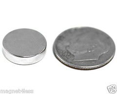 50 Strong 1/2×1/8 Inch Grade N42 Rare Earth Neodymium Disc Photo Craft Magnet
