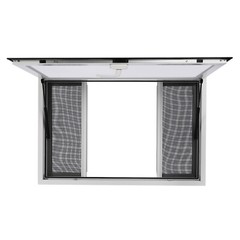 white Concession Window Awning Food Truck Service Screen Trailer Serving Window
