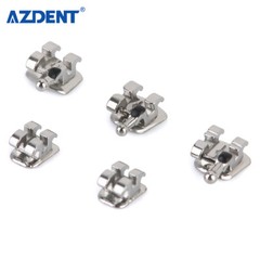 AZDENT Dental Orthodontic Ultrathin Mini/Standard Metal Bracket Braces Hook 345