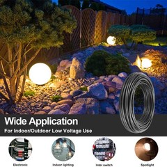 24 Gauge 2 Conductor Electrical Wire, 24 AWG Red & Black Tinned Copper Hookup…