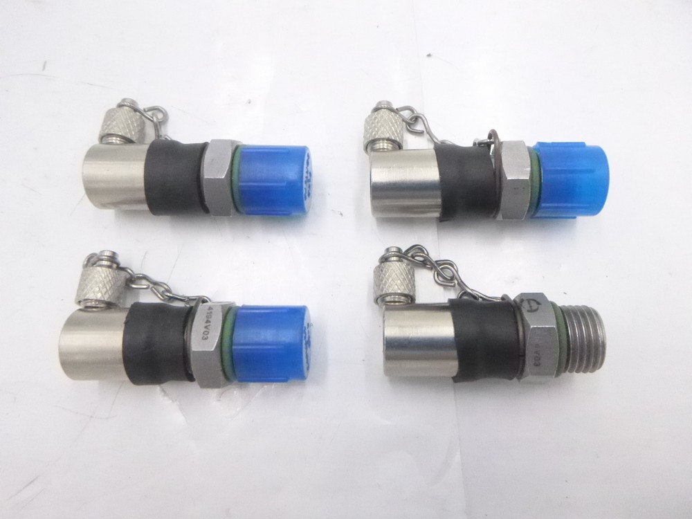 4 Pack Checkfluid 1/4″ NPTF KP Pushbutton Valve KP14NV 6000PSI