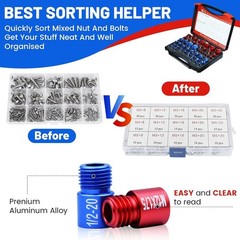 50 Nut and Bolt Thread Checker Thread Checker Standard and Metric
