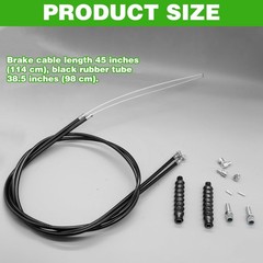 14Pcs Brake Cable Parts for Walkers Replace, Drive Rollator 45 inches, 1