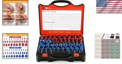 Professional 66 Pcs Detachable Nut & Bolt Thread Checker for Precision Work