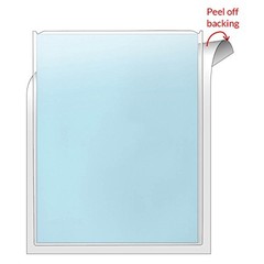 StoreSMART 8.5×11 Peel & Stick Letter Pocket Crystal Clear 100-Pack TL10308