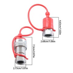 2 Sets 1/2″ Ag Hydraulic Quick Connect Couplers Couplings Ball Pioneer Style