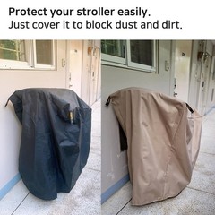 Generic Lunell Universal Stroller Storage Cover Waterproof Oxford Fabric