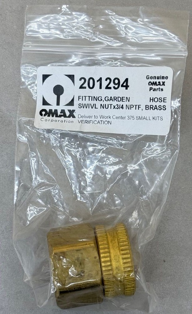 Omax 201294 Fitting Garden Hose Swivel Nut
