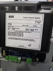 ASCO 104 amp 208v 3 phase D03ATSA30104CGXC automatic transfer switch NEW