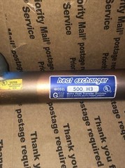 Bohn 500 H3 Tube Heat Exchanger~1 1/4 x 1/2″ x16 1/2″-Wine Room-Refrigeration~RV
