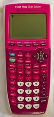 Texas Instruments TI-84 Plus Graphing Calculator Pink Silver Edition data cable