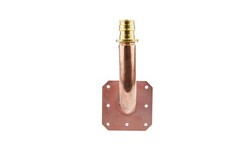 EFIELD 10 PCS 1/2″ PEX-A Expansion Copper Stub Out Elbow Wall Flange-8 Inch