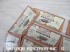 LOT OF (11) NOS Workman Electronic Color TV Resistors: 3 Watt, Various Values