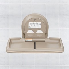 KOALA KARE® KB300-00 Baby Changing Station Beige Surface Mounted Horizontal