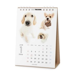 THE DOG Desk Calendar 2026 [All Star] W 130 x H 218mm Made in Japan Free Ship