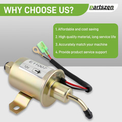 149-2311 Fuel Pump with 149-2457 Fuel Filter Tune up Kit for Onan Cummins Genera