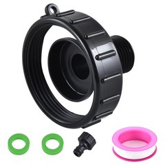 Ceaeso 275-330 IBC Tote Hose Adapter, 2″ Coarse Thread, Black