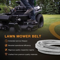3816 146.55×0.5 Inch Lawn Mower Deck Belt Fits Swisher ZT20050 ZT2050 ZT2250