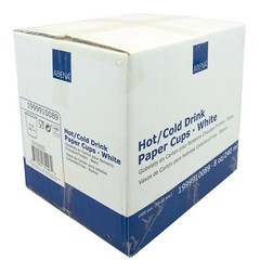 Abena Disposable Paper Coffee Cups, Hot/Cold Beverages, 8, 12, 16 Oz – 1000ct