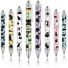 Ireer 8 Pcs Ballpoint Pens for Women 1.00 mm 1 Count (Pack of 8), Multicolor