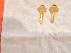 Lot of 2 Original Schlage C-125 Key Blanks Satin Brass New 6pin