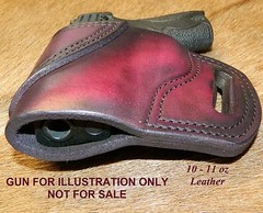 Gary C’s Avenger “XH” OWB Left Hand HOLSTER S&W M&P Shield 40cal/ 9mm ; leather