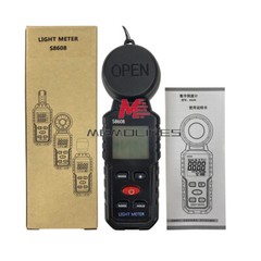 S8608 LCD Light Meter Digital Illuminance Meter Luxmeter Photometer 200000Lux