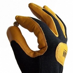 Youngstown Glove Co 12-3270-80-M Mechanics Gloves, Aramid Palm, M, Black/Tan