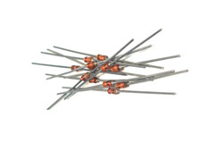 (4 PIECE LOT) 1N5935D, MICROSEMI, DIODE ZENER 27V 1.25W DO204AL
