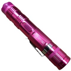 Maximum Power Stingtec Self Defense Stun Gun Rechargeable LED Flashlight w Pink