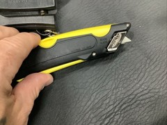 Lot of (6) Easy Cut 2000 Yellow Safety Box Cutter Knife