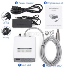Dental LED Brushless Electric Micro Motor 1:5 Increasing Contra Angle Handpiece