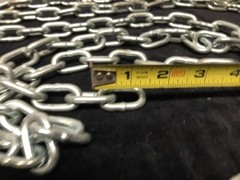 Industrial Chain / Approximatley 20ft. 10 inches long / 9.36 Pounds of Chain