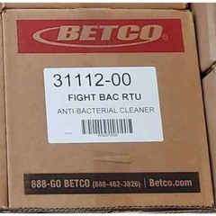 Betco 3111200 Fight-Bac RTU Disinfectant Cleaner Clear 32oz Bottle 12 Pack